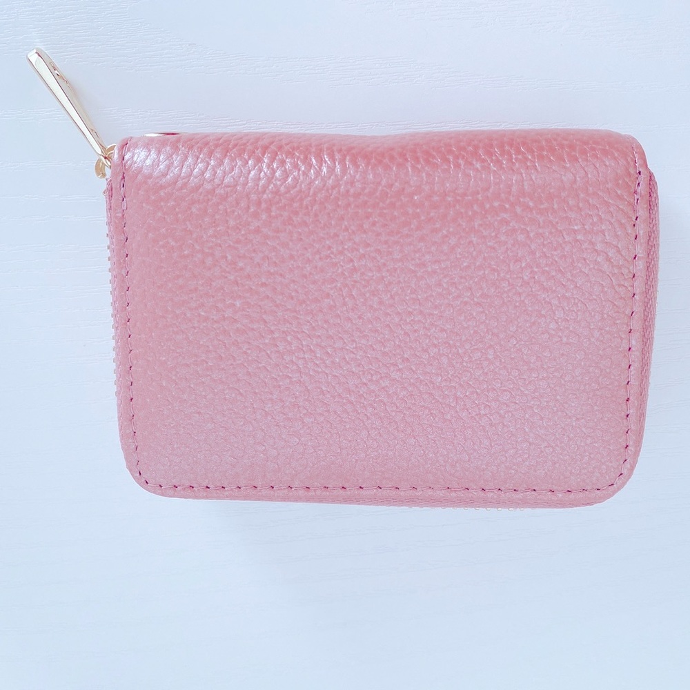 Pink Accordion card holder Wallet